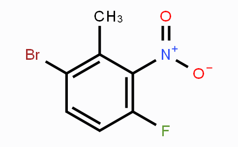 CAS No. 1227210-35-6, 1-Bromo-4-fluoro-2-methyl-3-nitrobenzene