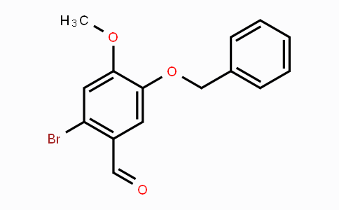 CAS No. 6451-86-1, 2-Bromo-4-methoxy-5-benzyloxybenzaldehyde