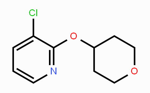 CAS No. 1355066-50-0, 3-Chloro-2-((tetrahydro-2H-pyran-4-yl)oxy)pyridine