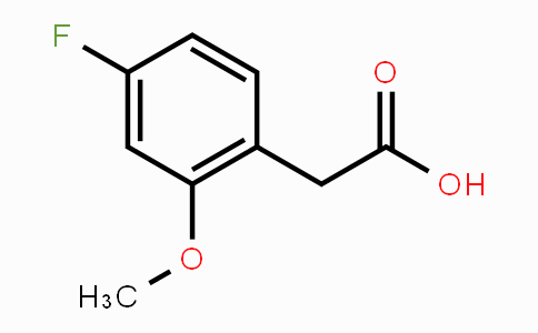 CAS No. 886498-61-9, 4-Fluoro-2-methoxy phenylacetic acid