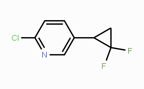 CAS No. 1656294-83-5, 2-Chloro-5-(2,2-difluorocyclopropyl)pyridine