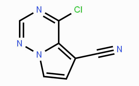 CAS No. 1263286-52-7, 4-Chloropyrrolo[2,1-f][1,2,4]-triazine-5-carbonitrile