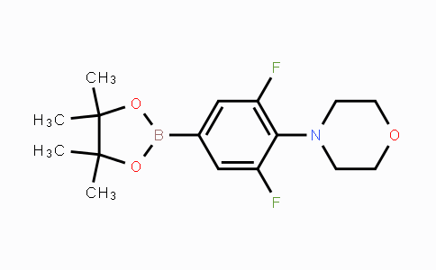 CAS No. 1313738-69-0, 4-(2,6-Difluoro-4-(4,4,5,5-tetramethyl-1,3,2-dioxaborolan-2-yl)phenyl)morpholine