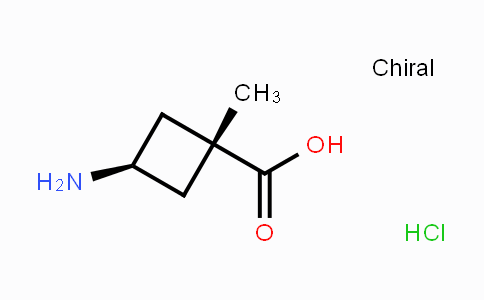 CAS No. 1389264-21-4, trans-3-Amino-1-methylcyclobutane-carboxylic  acid hydrochloride