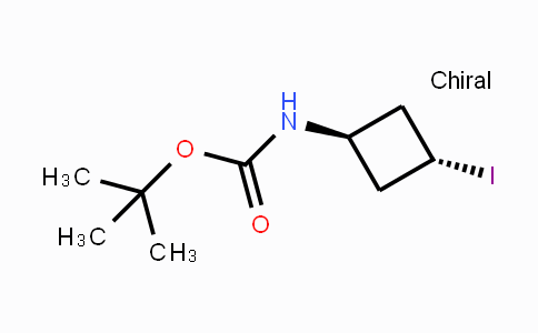 CAS No. 1389264-19-0, trans-tert-Butyl-3-iodocyclobutylcarbamate