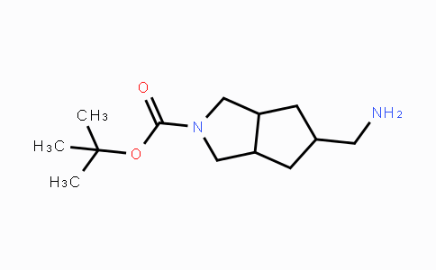 CAS No. 1256958-47-0, 5-(Aminomethyl)hexahydrocyclopenta[c]pyrrole-2(1H)-carboxylic acid 1,1-dimethylethyl ester