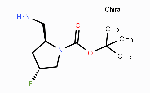 CAS No. 1138324-46-5, tert-Butyl (2S,4R)-2-(aminomethyl)-4-fluoro-1-pyrrolidinecarboxylate