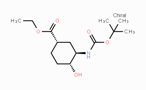 CAS No. 365997-33-7, (1S,3R,4R)-3-(Boc-amino)-4-hydroxy-cyclohexanecarboxylic acid ethyl ester