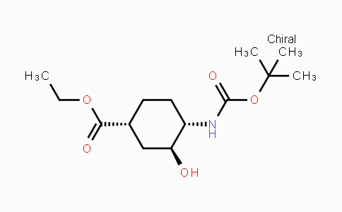 CAS No. 1392745-66-2, (1R,3S,4S)-4-(Boc-amino)-3-hydroxy-cyclohexanecarboxylic acid ethyl ester