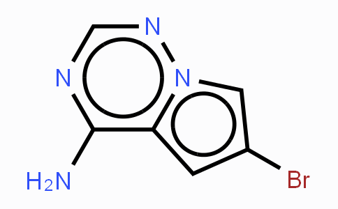 CAS No. 937047-06-8, 4-Amino-6-bromopyrrolo[1,2-f][1,2,4]triazine