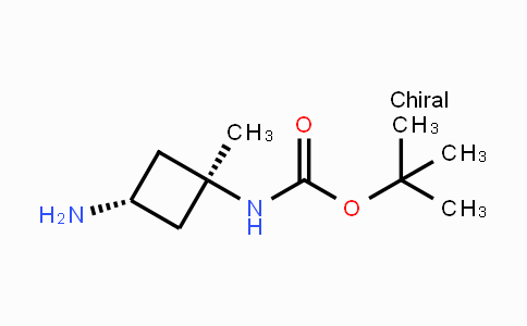 CAS No. 1408074-61-2, trans-(3-Amino-1-methylcyclobutyl)-carbamic acid tert-butyl este