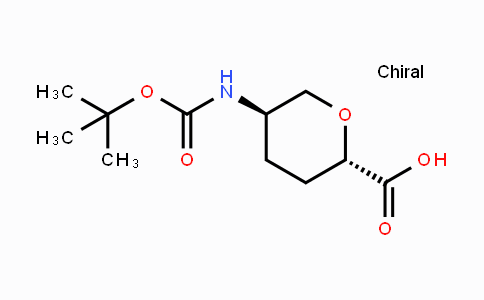 CAS No. 603130-13-8, (2S,5R)-5-Boc-amino-tetrahydropyran-2-carboxylic acid