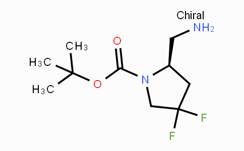 CAS No. 1407991-24-5, (R)-1-Boc-2-(aminomethyl)-4,4-difluoropyrrolidine