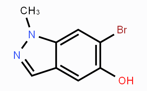 CAS No. 1403767-19-0, 6-Bromo-5-hydroxy-1-methyl-1H-indazole