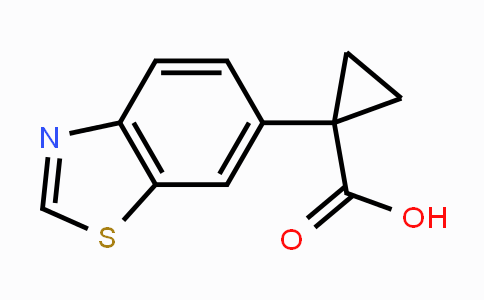 CAS No. 1006875-97-3, 1-(1,3-Benzothiazol-6-yl)cyclopropane-1-carboxylic acid