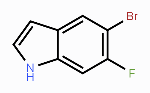CAS No. 434960-42-6, 5-Bromo-6-fluoro-1H-indole