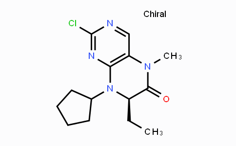 CAS No. 755039-55-5, (7R)-2-Chloro-8-cyclopentyl-7-ethyl-7,8-dihydro-5-methyl-6(5H)-pteridinone