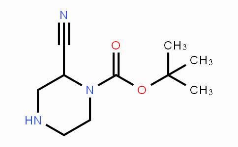 CAS No. 1053656-76-0, tert-Butyl 2-cyanopiperazine-1-carboxylate