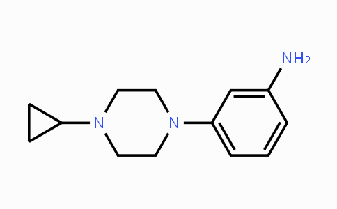 CAS No. 1018649-33-6, 3-(4-Cyclopropylpiperazin-1-yl)aniline