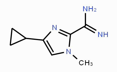 CAS No. 1403767-12-3, 4-Cyclopropyl-1-methyl-1H-imidazole-2-carboxamidine