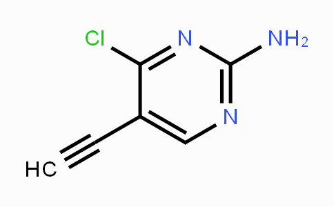 CAS No. 1392804-24-8, 4-Chloro-5-ethynylpyrimidin-2-amine