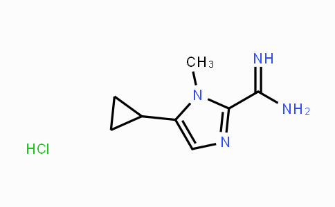 CAS No. 1403766-70-0, 5-Cyclopropyl-1-methyl-1H-imidazole-2-carboxamidine hydrochloride
