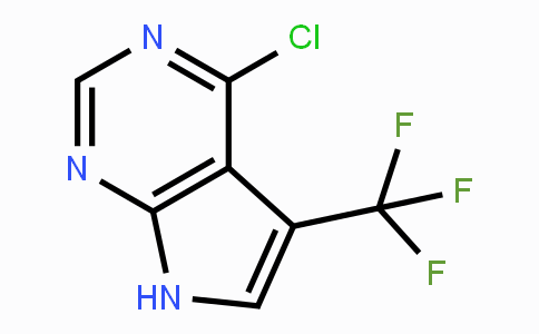 CAS No. 1211520-73-8, 4-Chloro-5-(trifluoromethyl)-7H-pyrrolo[2,3-d]pyrimidine