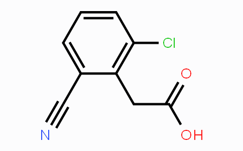 CAS No. 1261522-11-5, 2-(2-Chloro-6-cyanophenyl)acetic acid