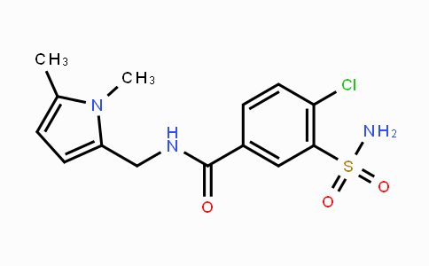 CAS No. 793731-95-0, 4-Chloro-N-[(1,5-dimethylpyrrol-2-yl)methyl]-3-sulfamoyl-benzamide