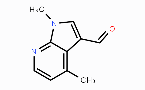 CAS No. 27284-69-1, 1,4-Dimethyl-1H-pyrrolo-[2,3-B]pyridine-3-carboxaldehyde