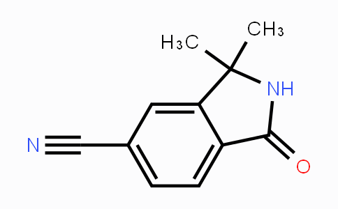 CAS No. 1403767-28-1, 3,3-Dimethyl-1-oxo-2,3-dihydro-1H-isoindole-5-carbonitrile