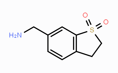 CAS No. 1363381-44-5, (1,1-Dioxo-2,3-dihydro-1H-benzo-[b]thiophen-6-yl)methylamine