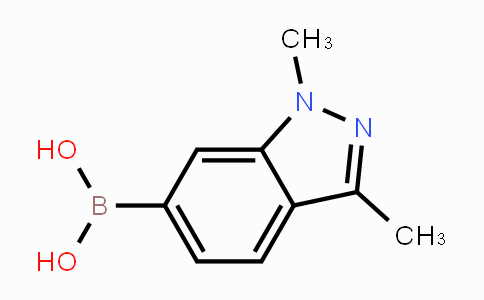 CAS No. 1310405-37-8, 1,3-Dimethyl-1H-indazole-6-boronic acid