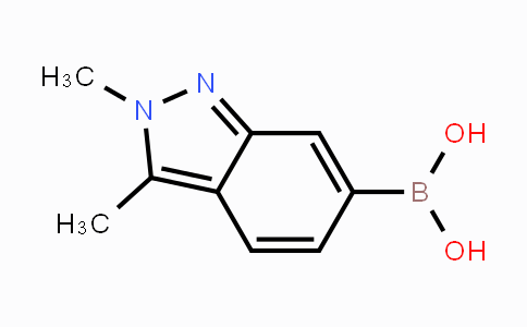CAS No. 1253912-00-3, 2,3-Dimethyl-2H-indazole-6-boronic acid