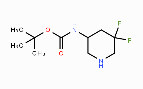 CAS No. 1303973-94-5, 3-(Boc-amino)-5,5-difluoropiperidine