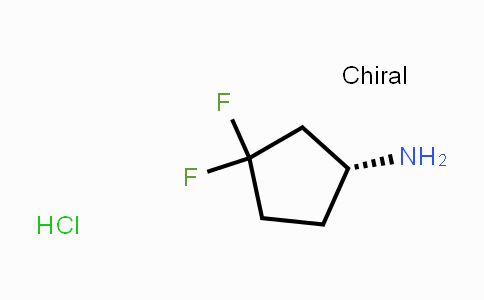 CAS No. 1117936-64-7, (R)-3,3-Difluorocyclopentanamine hydrochloride