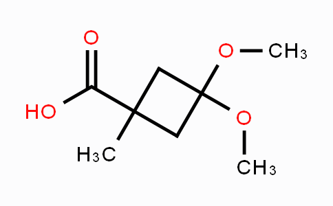 CAS No. 1408075-28-4, 3,3-Dimethoxy-1-methylcyclobutanecarboxylic acid