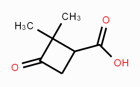 CAS No. 3183-43-5, 2,2-Dimethyl-3-oxocyclobutanecarboxylic acid