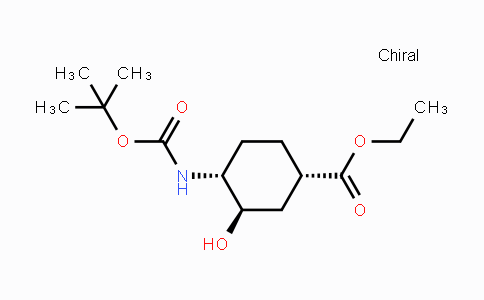 CAS No. 1392745-47-9, Ethyl (1S,3R,4R)-4-{[(tert-butoxy)carbonyl]-amino}-3-hydroxycyclohexane-1-carboxylate