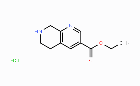 CAS No. 1207175-08-3, Ethyl 5,6,7,8-tetrahydro-1,7-naphthyridine-3-carboxylate hydrochloride