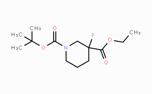 CAS No. 1228631-45-5, Ethyl 1-Boc-3-fluoropiperidine-3-carboxylate