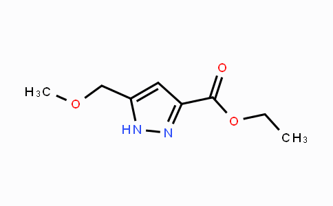 CAS No. 1297546-22-5, Ethyl 5-(methoxymethyl)-1H-pyrazole-3-carboxylate