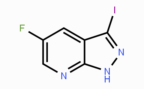 CAS No. 1350653-23-4, 5-Fluoro-3-iodo-1H-pyrazolo[3,4-b]pyridine