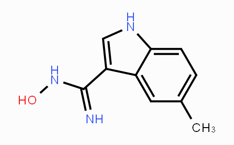 CAS No. 889943-61-7, N-Hydroxy-5-methyl-1H-Indole-3-carboximidamide