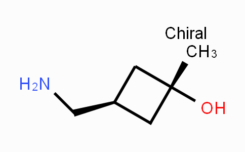 CAS No. 1438241-21-4, trans-3-Hydroxy-3-methylcyclobutane-1-methamine