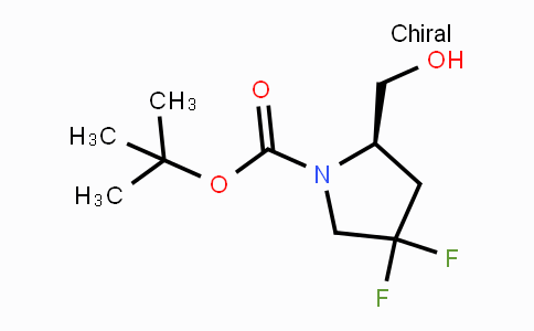 CAS No. 1407991-22-3, (R)-1-Boc-2-(hydroxymethyl)-4,4-difluoropyrrolidine
