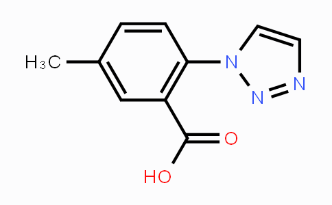CAS No. 1149352-55-5, 5-Methyl-2-(1H-1,2,3-triazol-1-yl)benzoic acid