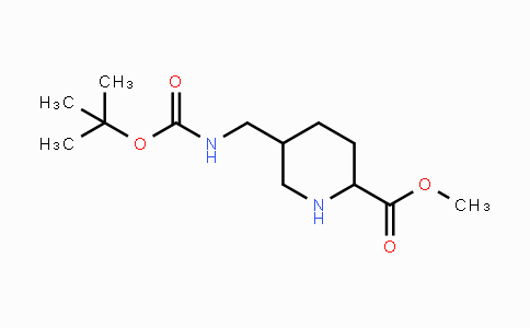 CAS No. 1291351-83-1, Methyl 5-({[(tert-butoxy)carbonyl]amino}methyl)piperidine-2-carboxylate