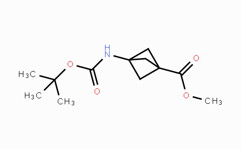 CAS No. 676371-64-5, Methyl 3-(tert-butoxycarbonylamino)bicyclo-[1.1.1]pentane-1-carboxylate