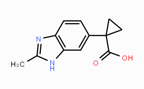 CAS No. 945244-36-0, 1-(2-Methyl-1H-benzimidazol-6-yl)-cyclopropanecarboxylic acid